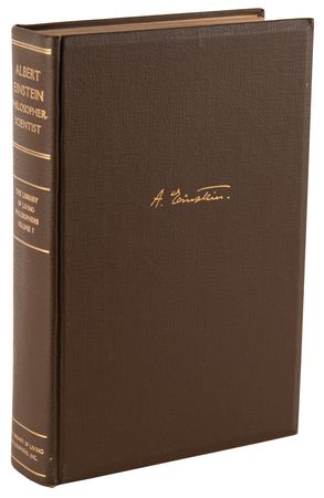 Lot #348 Albert Einstein Signed Book - Philosopher-Scientist (Ltd. Ed. #180/750) - Image 3