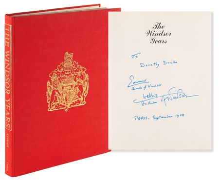 Lot #508 Duke and Duchess of Windsor Signed Book - Image 1