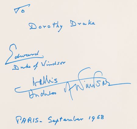 Lot #508 Duke and Duchess of Windsor Signed Book - Image 2