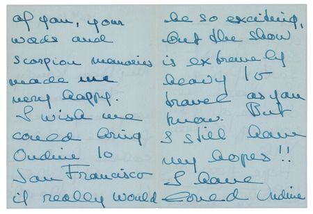 Lot #760 Audrey Hepburn (2) Autograph Letters Signed on Gigi and Ondine - Image 6