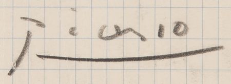 Lot #581 Pablo Picasso Autograph Letter Signed - 