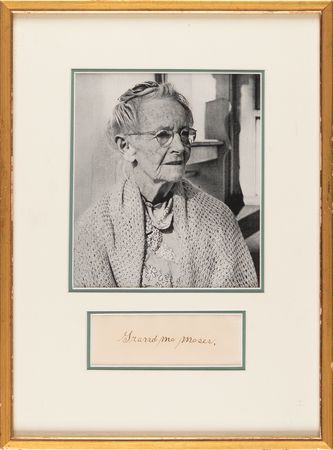 Lot #601 Grandma Moses Signature - Image 1