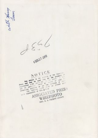 Lot #210 John F. Kennedy and Harry S. Truman 1961 Original Wirephoto - Image 2