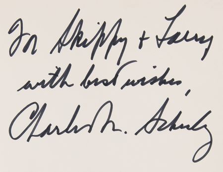 Lot #621 Charles Schulz Signed Book - Snoopy's Grand Slam - Image 2