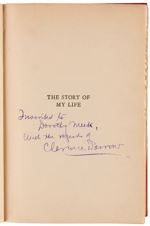 Lot #393 Clarence Darrow Signed Book - My Life - Image 4