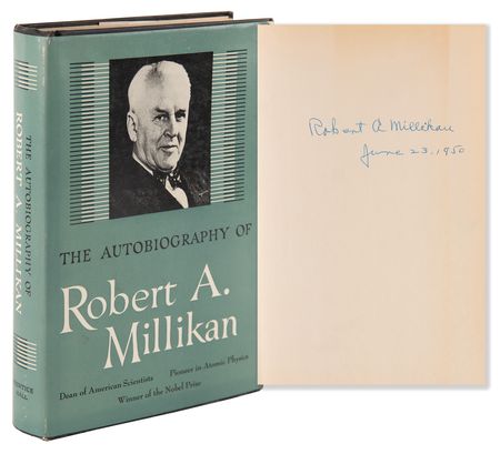 Lot #452 Robert A. Millikan Signed Book - Autobiography - Image 1