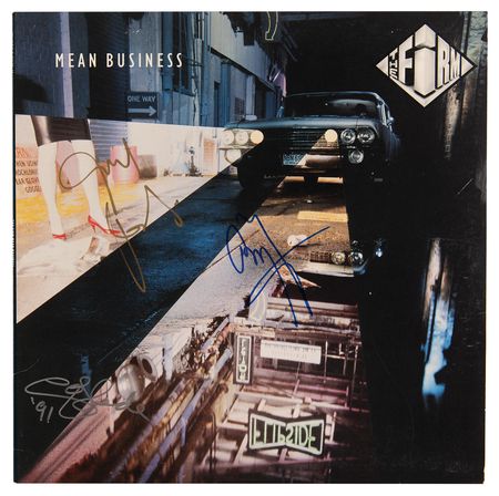 Lot #712 The Firm Signed Album - Mean Business - Image 1