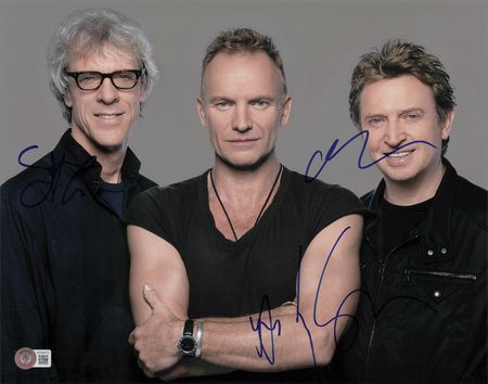 Lot #728 The Police Signed Photograph - Image 1
