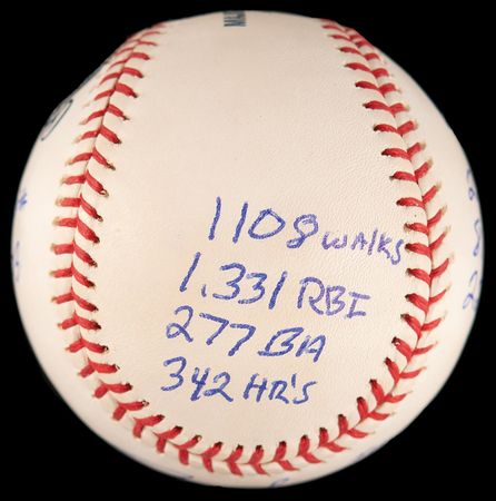 Lot #918 Ron Santo Signed Baseball - Image 3