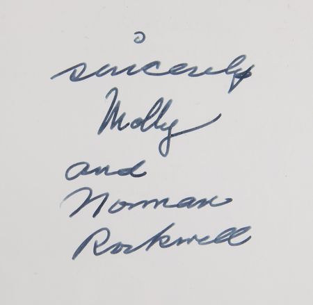 Lot #604 Norman Rockwell Signed Book - Willie Was Different - Image 2