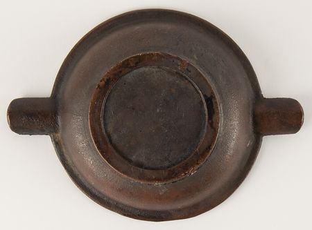 Lot #533 USS Constitution 1927 Restoration Relic Bronze Ashtray - Image 3