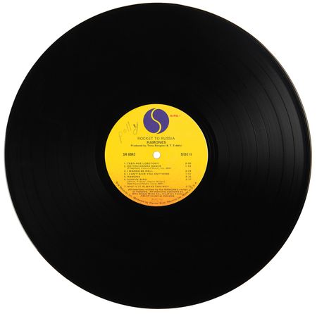 Lot #746 Ramones Signed Album - Rocket to Russia - Image 9