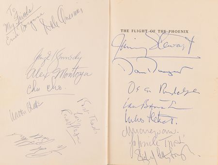 Lot #798 The Flight of the Phoenix Cast-Signed Book - Image 2