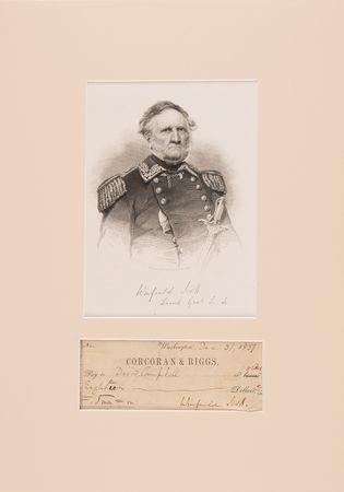 Lot #529 Winfield Scott Signed Check - Image 1