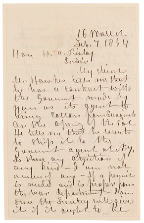 Lot #411 U. S. Grant Cabinet and Associates (12) Signed Items - Image 2