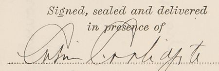 Lot #140 Calvin Coolidge Early Twice-Signed Document - Filled Out Entirely in Coolidge's Hand as the Hampshire County Clerk of Courts - Image 6