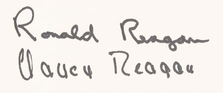 Lot #247 Ronald and Nancy Reagan Signed 1987 White House Program for a Dionne Warwick Private Concert - Image 2