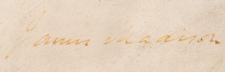 Lot #217 James Madison Naval Document Signed as President (1812) - Image 2