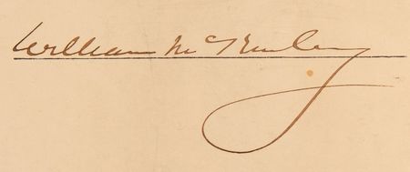 Lot #220 William McKinley Document Signed as President - Image 2
