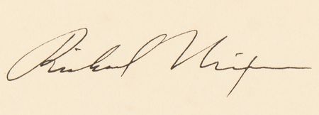 Lot #230 Richard Nixon Signed Souvenir Typescript - Joint Resolution for Expenses of the National Council on Indian Opportunity - Image 2