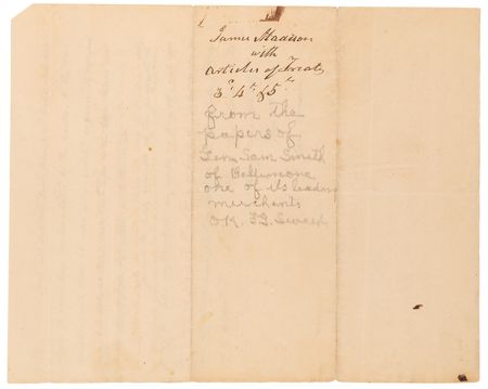 Lot #15 James Madison Letter Signed as Secretary of State on the Fruitless Monroe–Pinkney Treaty of 1806 - Image 5