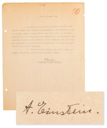Lot #4094 Albert Einstein Collection of (5) Typed Letters Signed, Dating to His Princeton Arrival After Leaving Nazi Germany - Image 6