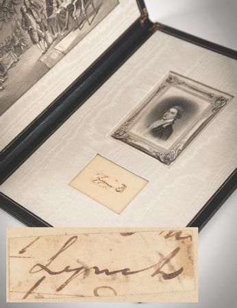 Lot #4008 Thomas Lynch, Jr. Signature - One of the Rarest Declaration Signers - Image 1
