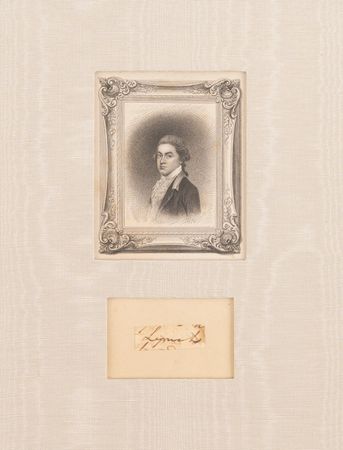 Lot #4008 Thomas Lynch, Jr. Signature - One of the Rarest Declaration Signers - Image 4