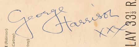 Lot #4041 Beatles Rare Signed Album - With the Beatles - Signed for the Empire Liverpool Stage Manager in 1963 - Image 5