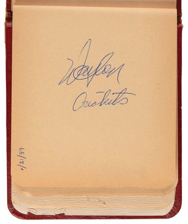 Lot #4047 The Day the Music Died: Buddy Holly, Ritchie Valens, and Big Bopper Signatures from the Bob Dylan-Attended Duluth Concert on January 31, 1959 - Image 3