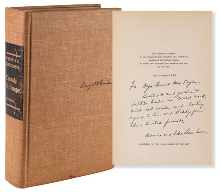 Lot #4005 Dwight D. Eisenhower Signed Ltd. First