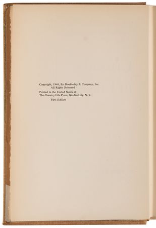 Lot #4005 Dwight D. Eisenhower Signed Ltd. First Edition of Crusade in Europe, Presented to His Future Army Chief of Staff, Maxwell D. Taylor - Image 6