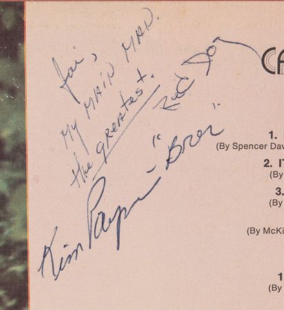 Lot #4040 Allman Brothers Signed Debut Album - The Allman Brothers Band - Image 2