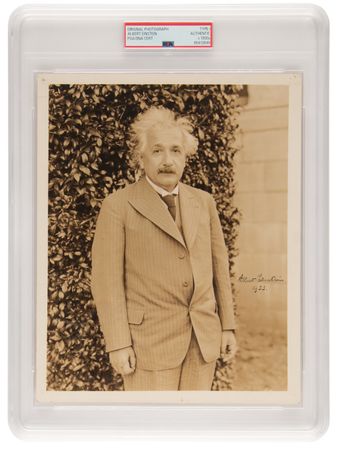 Lot #4097 Albert Einstein Signed 'Type I'