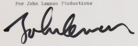 Lot #4045 Beatles: John Lennon Signed 'Bed in for Peace' Contract, Granting Filming Rights for a 'Bag Event' at the Amsterdam Hilton Hotel - Image 2