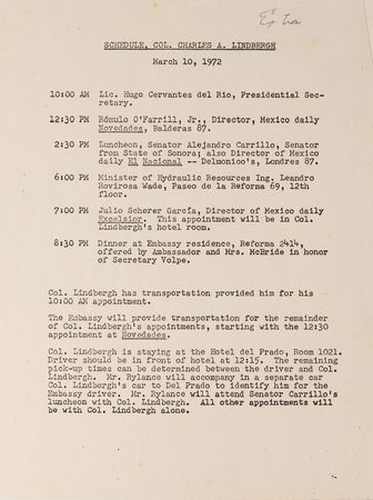 Lot #4026 Charles Lindbergh Signed Photograph of the 'Spirit of St. Louis' - Image 2