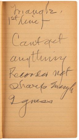 Lot #4085 Thomas Edison's Handwritten 
