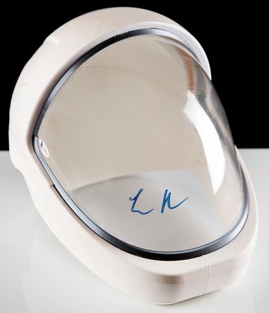 Lot #4029. Elon Musk Signed SpaceX Replica Helmet