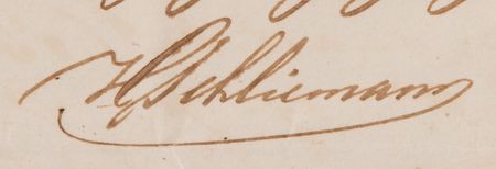 Lot #4092 Heinrich Schliemann Autograph Letter Signed on Ancient Troy and the Origin of the Swastika - Image 4