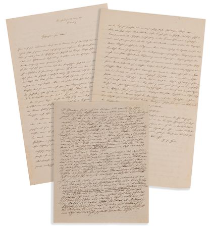 Lot #4092 Heinrich Schliemann Autograph Letter Signed on Ancient Troy and the Origin of the Swastika - Image 5