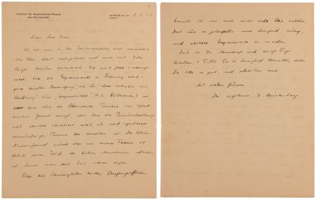 Lot #4087 Werner Heisenberg Archive of (9) Autograph Letters Signed on Cosmic Radiation - Image 6