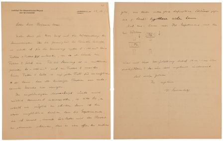 Lot #4087 Werner Heisenberg Archive of (9) Autograph Letters Signed on Cosmic Radiation - Image 8
