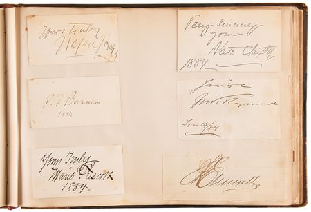 Lot #4009 19th Century Notables Autograph Collection (250+ Signatures) with Six Presidents (Lincoln and Cabinet, Grant, Hayes, Garfield, Arthur, and Cleveland), Thomas Edison, and Sam Houston - Image 13