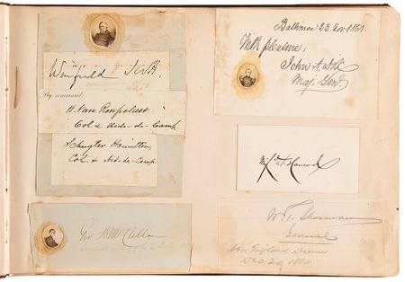 Lot #4009 19th Century Notables Autograph Collection (250+ Signatures) with Six Presidents (Lincoln and Cabinet, Grant, Hayes, Garfield, Arthur, and Cleveland), Thomas Edison, and Sam Houston - Image 6