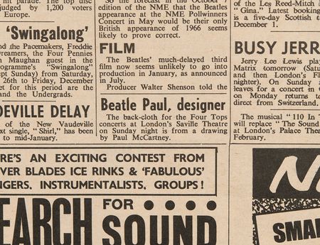 Lot #4046 Beatles: Paul McCartney Oversized Original Set Design Concept Sketches for Brian Epstein's Saville Theatre (c. 1966) - Image 6