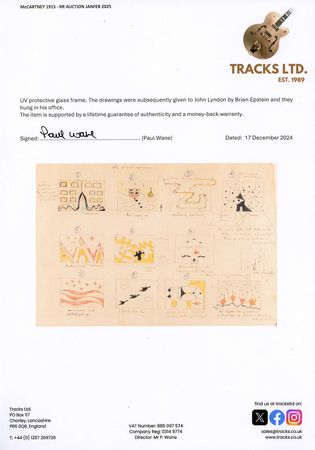 Lot #4046 Beatles: Paul McCartney Oversized Original Set Design Concept Sketches for Brian Epstein's Saville Theatre (c. 1966) - Image 9