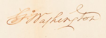 Lot #4001 George Washington Historic Autograph Letter Signed as President, Acknowledging the Senate's Message on His Reelection - Image 3