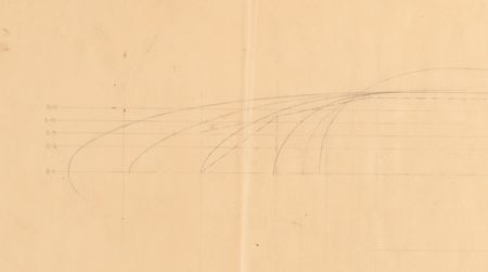Lot #4027 Charles Lindbergh: Donald Albert Hall's Working Design Drawing for the Spirit of St. Louis - Image 5