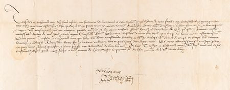 Lot #4014 King Henry VIII Letter Signed on Thomas Cranmer, the 'Father of the English Church' - Image 4