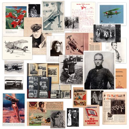 Lot #4022 Manfred von Richthofen: Red Baron Archive Highlighted by (3) Crash Relics and His Lock of Hair – Immense Lifetime Collection of Photographs (300+), Letters, and Historical Ephemera - Image 3